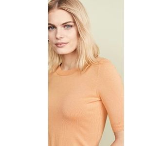 Neon orange sweater tee